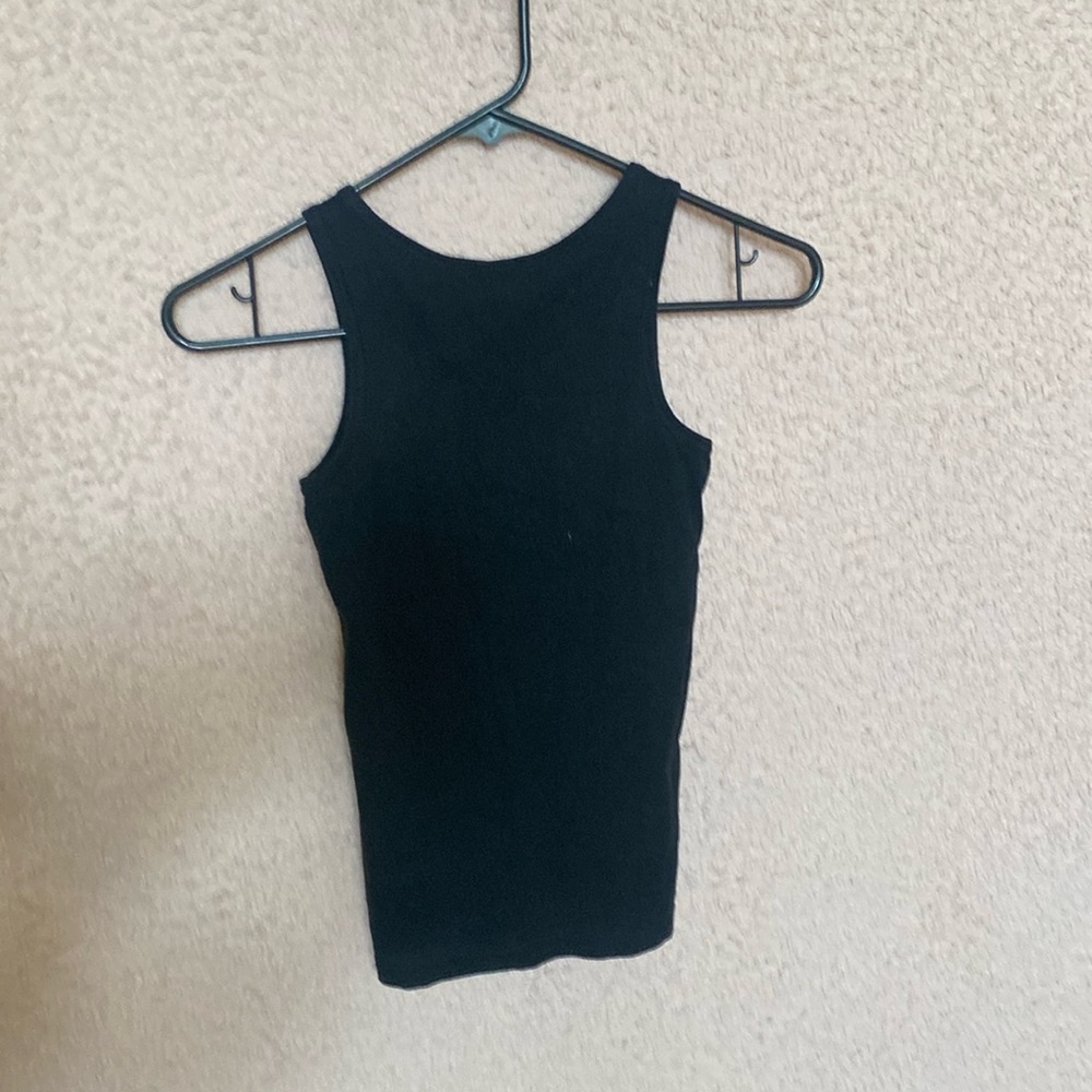 Black tank top